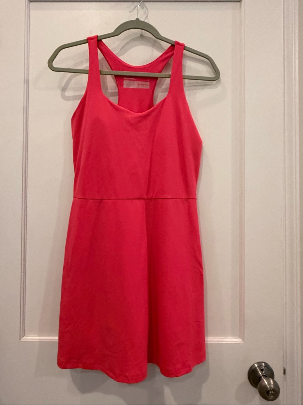 Target All In Motion Red/Coral Active Dress racerback with Built in Shorts